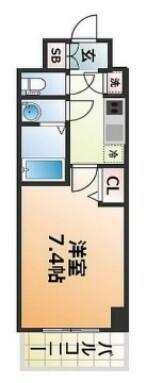 アドバンス神戸セラフィム(1K) 11階の内観