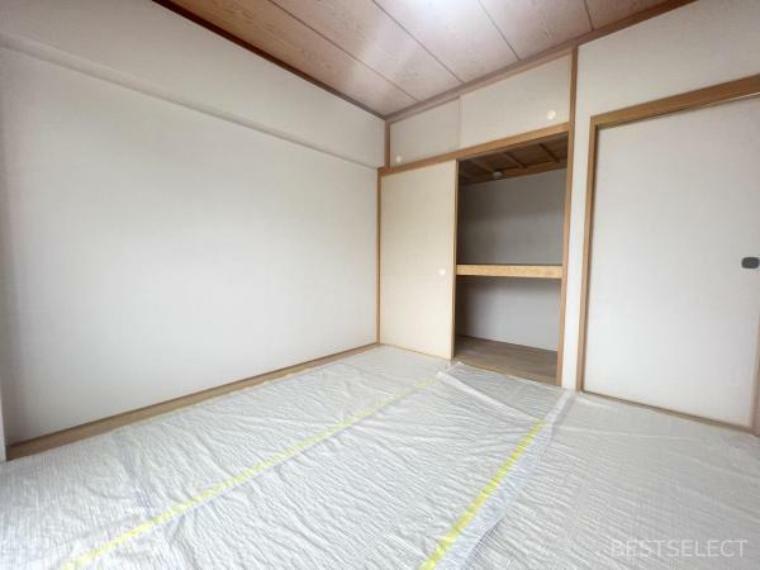 高温多湿の日本の気候に適した和室。調湿機能のある畳が快適な空間を維持してくれます:和室約5.8帖