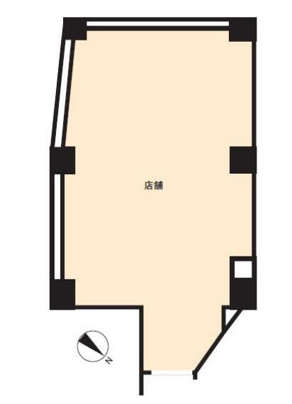 TOPルーム品川第二(1R) B1階の間取り図