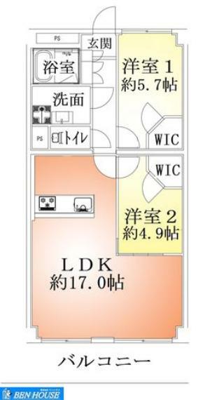 ・各居室の収納はウォークインクローゼットで衣類だけでなくスーツケースやゴルフバッグなどの収納も可能ですね・対面キッチンでリビングを伺いながらお料理できます・約17帖のゆったりLDK