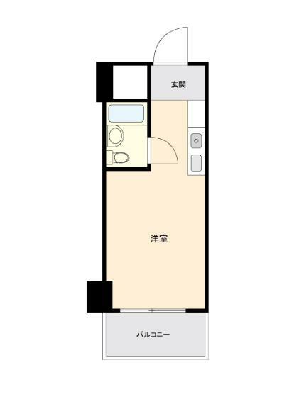 メゾン・ド・ノア・ロゼ錦町(1R) 5階の間取り図