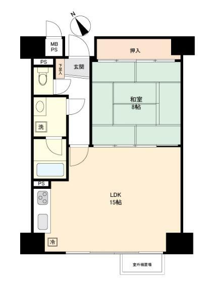 フィット・リゾートマンション・スポルシオン(1LDK) 3階の間取り図
