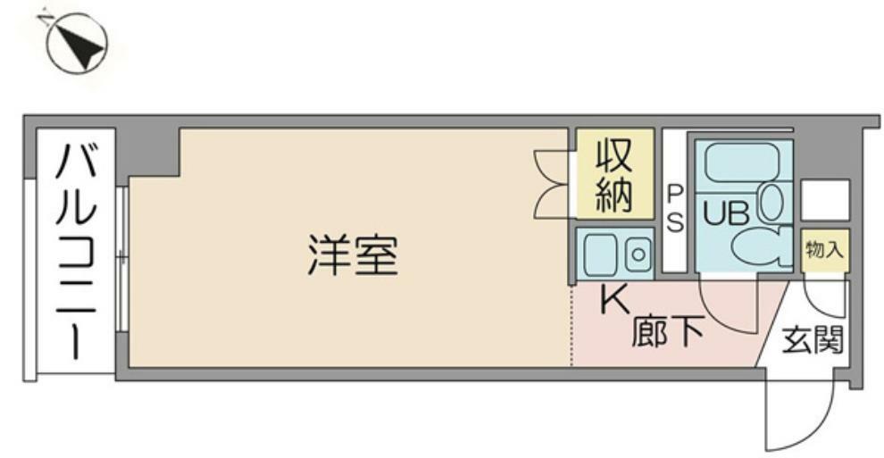 東銀座ロイアルハイツ(1R) 5階の間取り図