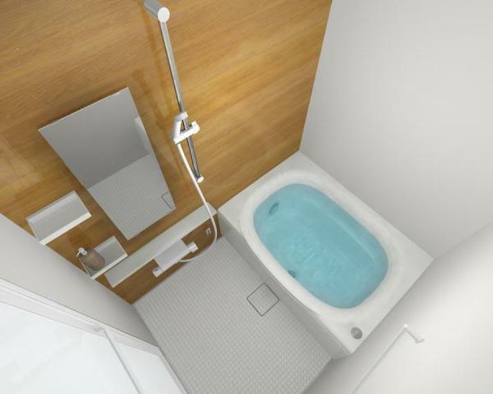 （同仕様写真）浴室は新品のユニットバスに交換します。スイッチひとつで追い焚き、足し湯ができるお風呂リモコンを設置。オールシーズン快適なバスタイムを堪能してください。