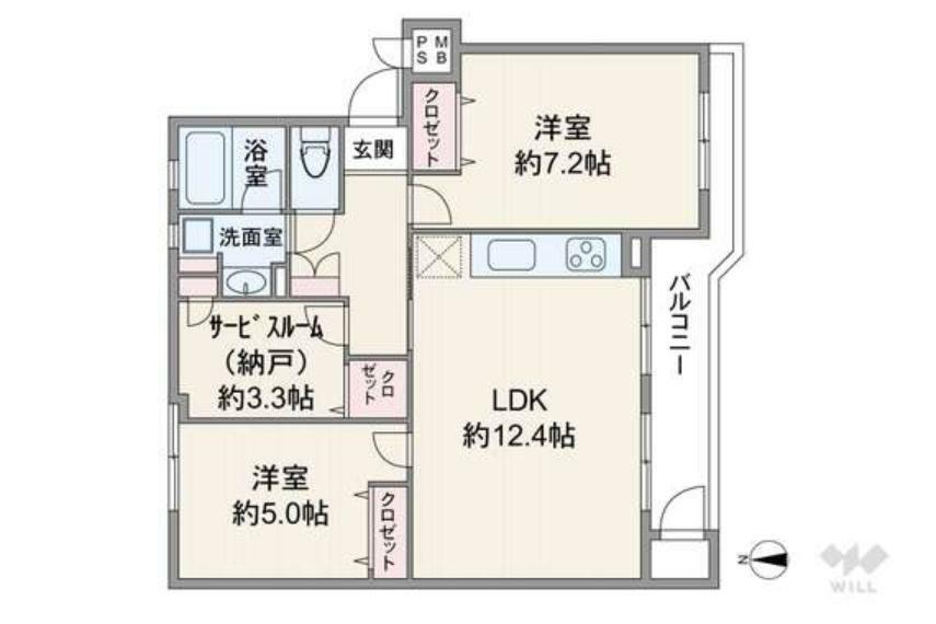 砧芙蓉ハイツの間取り