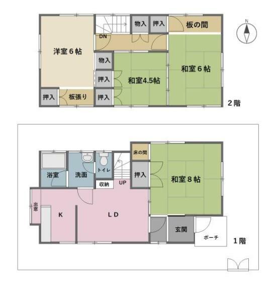 2階には3部屋あり<BR/>～個々の個室としても<BR/>～テレワークスペースとしても<BR/>収納豊富なお住まい