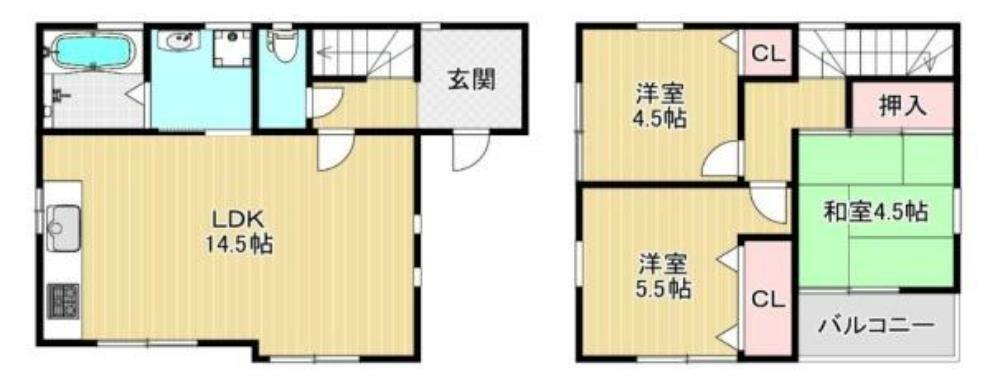 堺市中区深井北町(3LDK)の内観