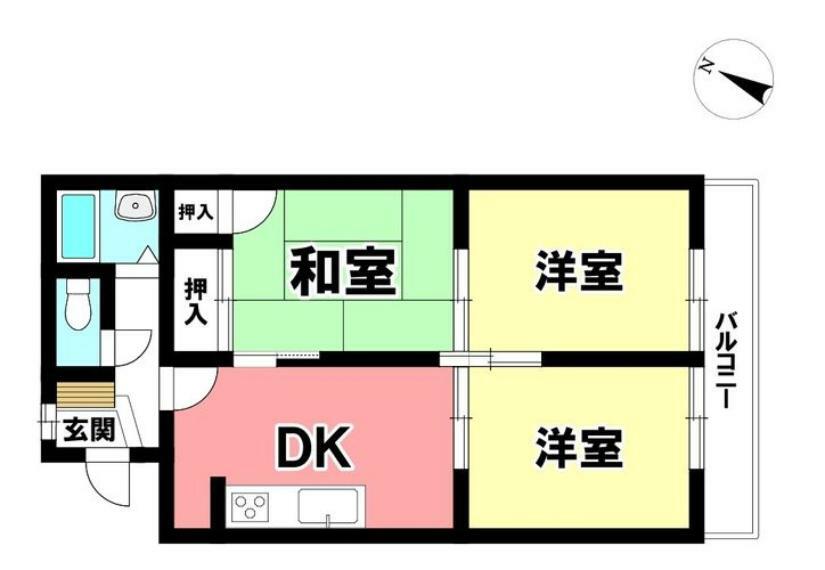 VIPマンション名港(3DK) 4階の内観