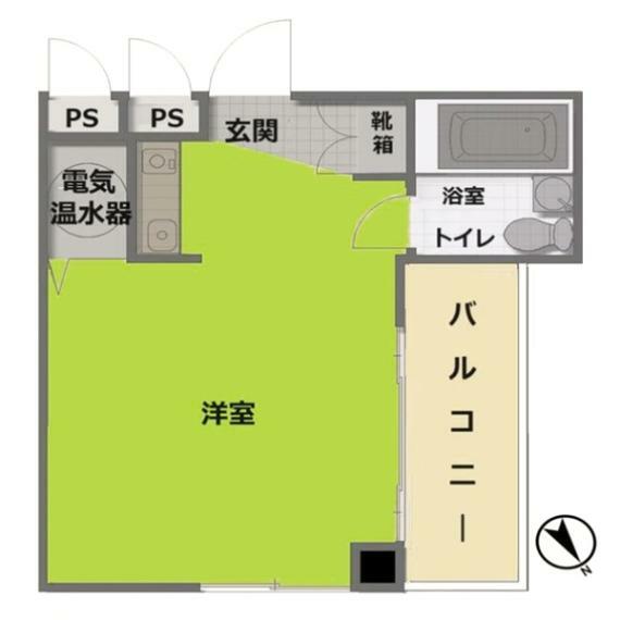 駒込タウンブリーズ(1R) 6階の間取り図