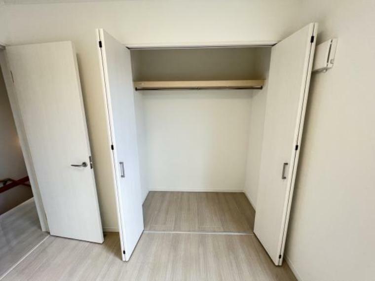 収納付きのお部屋は、室内スペースを広く使えます。