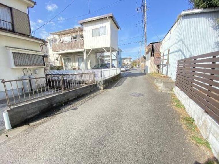 前面道路です。