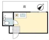 アムール豊玉(1R) 1階の間取り図