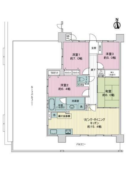ライオンズマンション西京極フィオラ(4LDK) 11階の内観