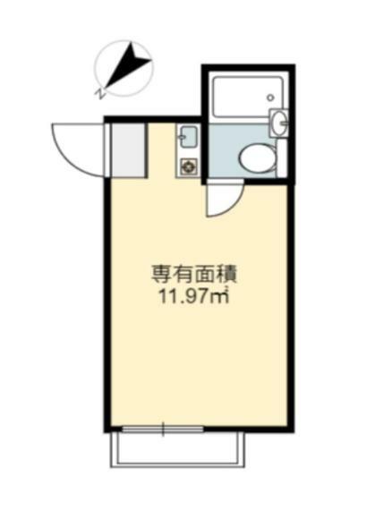メゾン・ド・吉祥寺(1R) 1階の間取り図