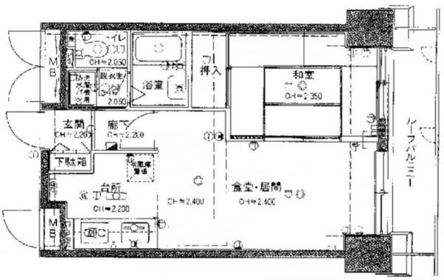 ハイシティ横須賀中央A(1LDK) 10階の内観
