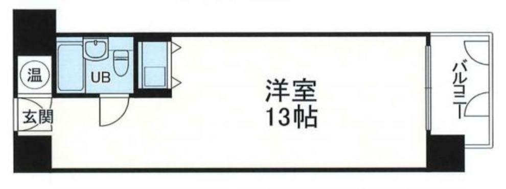 シャンボール内本町(1R) 11階の間取り図