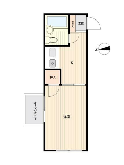 マック武蔵境コートパートII(1K) 3階の内観