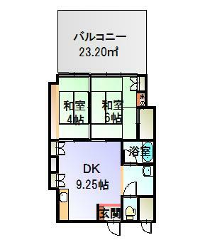 鬼怒川温泉マンション(2DK) 3階の内観