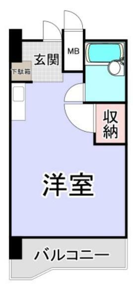大田町スカイマンション(1R) 7階の内観