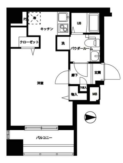 スプレスター錦糸町(1K) 4階の内観