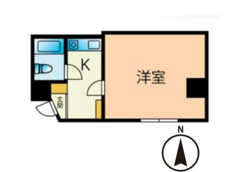 ニューライフ新宿参番館(1K) 2階の内観