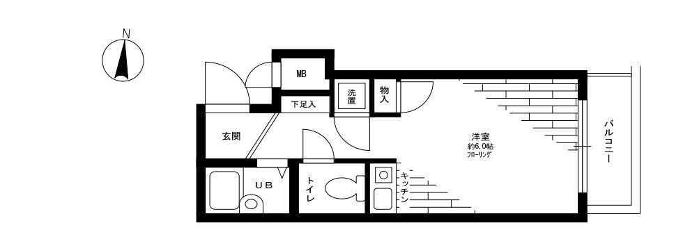 ステージファースト原宿の間取り