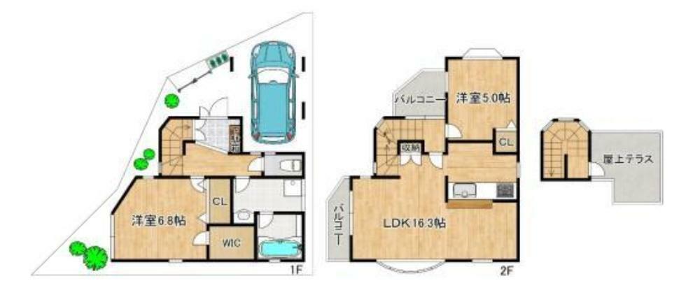 間取り図はいかがですか？ご希望を叶える間取りですか？リビングの広さは？水回りの位置は？カウンターキッチン？など色々な情報が集約されています。弊社ではリフォームなどのご相談も承っております。