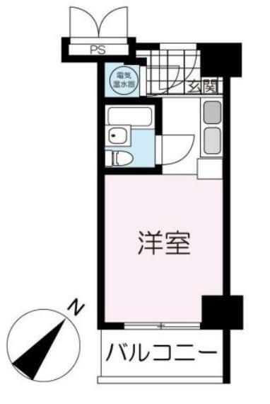 カサベラエステ三宮(1R) 8階の間取り図