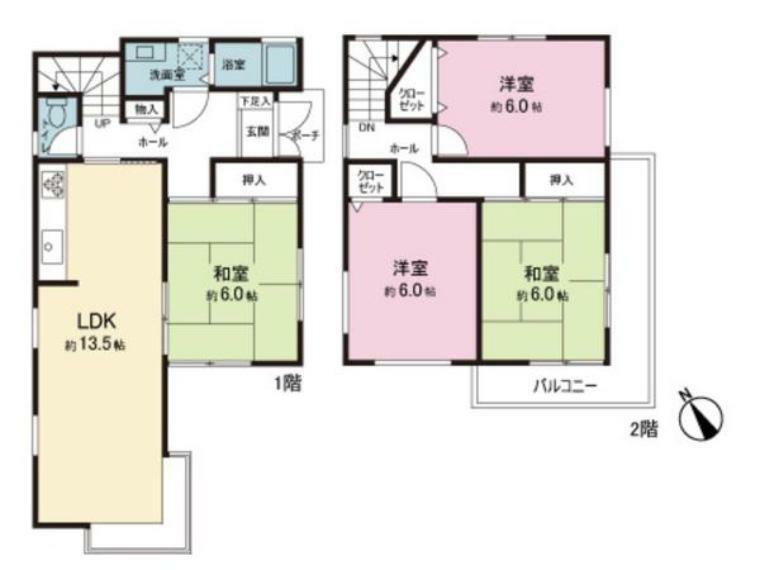 間取図です。図面と異なる場合は現況を優先させていただきます。