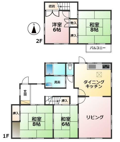 福津市光陽台4丁目(4LDK)の内観