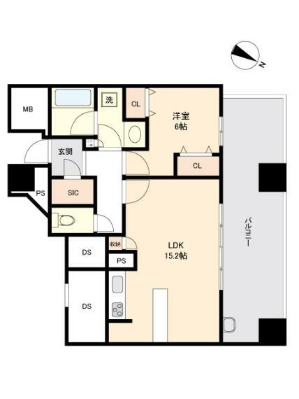 ミッドライズタワー多治見(1LDK) 17階の内観