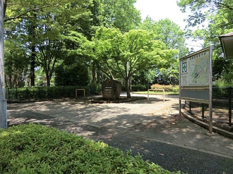 【横須賀中央公園】　住宅街の中にあるので、緑が目立ち、近くに住む人たちの憩いの場所になっています