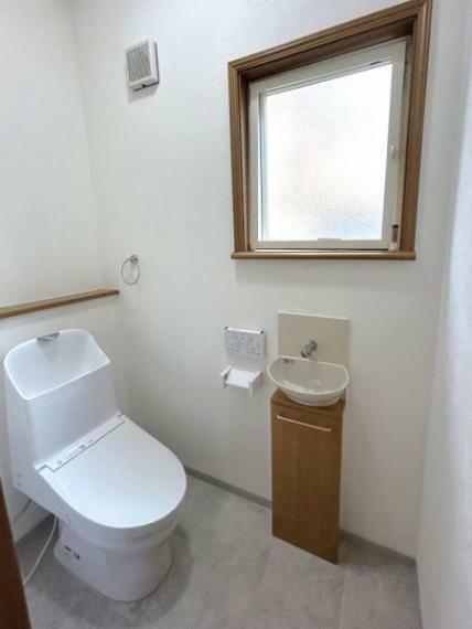 【1階トイレ】トイレは新品交換済です。