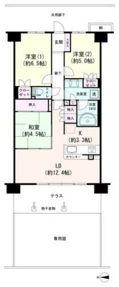 レーベン和光ソラレアの間取り