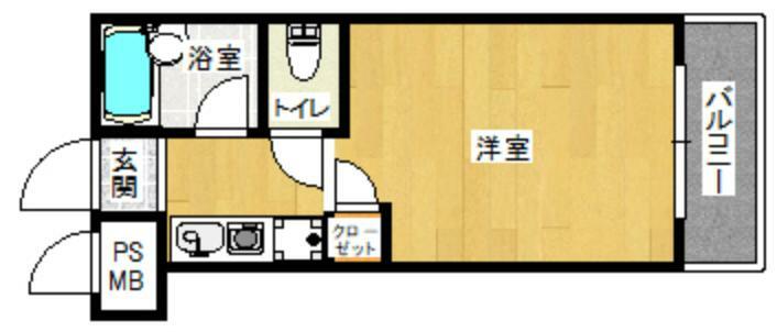 キャッスルマンション熊本大江(1R) 2階の内観