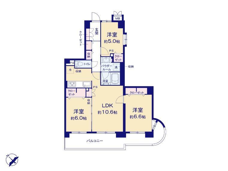 フォルスコート川口上青木　(3LDK) 11階の内観