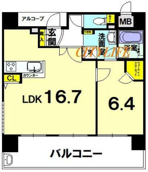 エステムプラザ京都四条烏丸(1LDK) 11階の内観