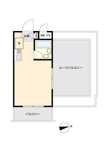 モナーク二俣川リバーサイドマンション(1R) 5階の内観