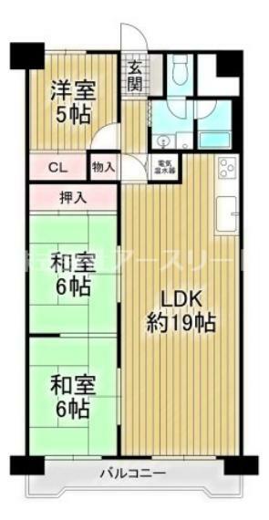 プライムハイツ新大阪(3LDK) 8階の内観