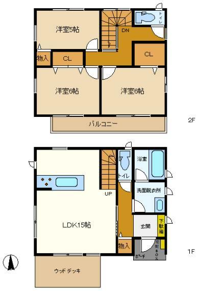 成田市本城(3LDK)の内観