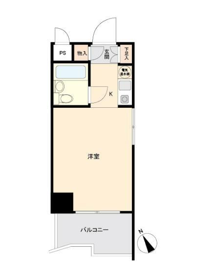エスポワール箱崎(1R) 3階の内観