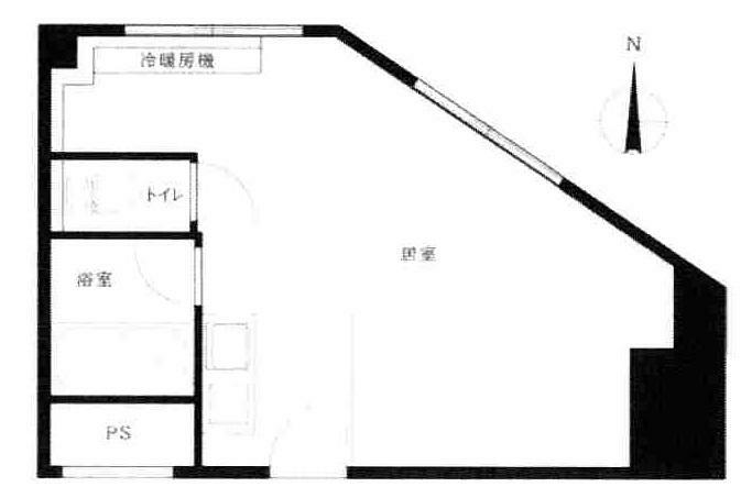 メガロコープ福島(1R) 10階の間取り図