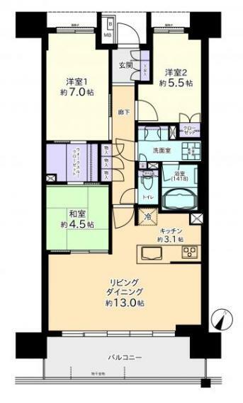 レーベン高岡MID RISE TOWER(3LDK) 16階のその他画像