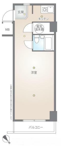 ライオンズマンション平沼第三(1R) 7階の間取り図