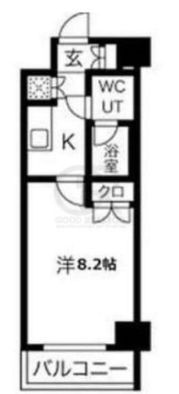 ラグジュアリーアパートメント赤羽西＃02(1K) 5階の間取り図