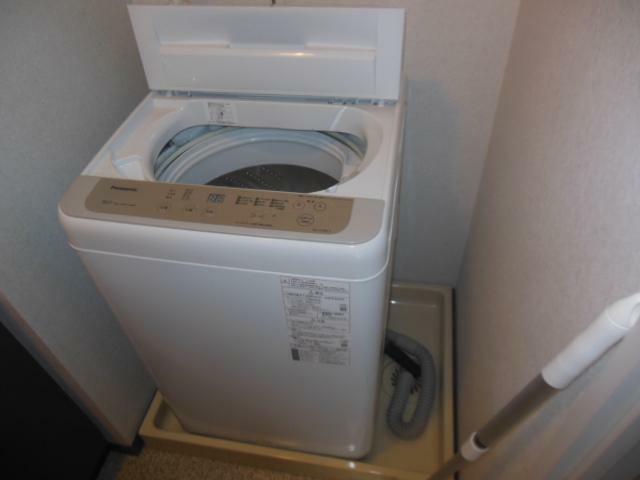 洗濯機置場があります