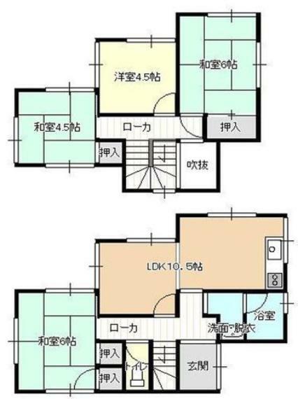 神戸市垂水区舞子坂3丁目(4DK)の内観