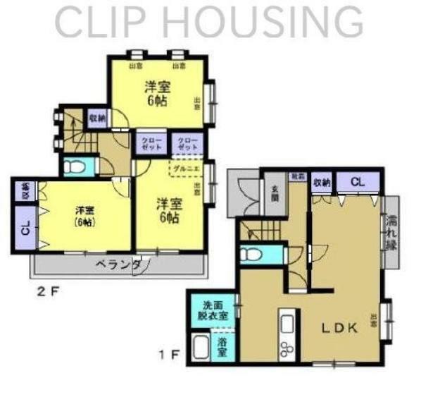 青梅市長淵2丁目(3LDK)の内観