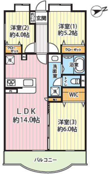ダイアパレス平塚(3LDK) 1階のその他画像