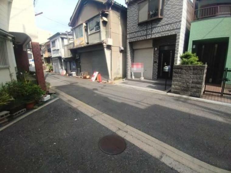 前面道路です。